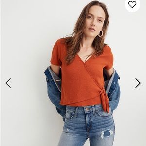 Texture and Thread Tie Top (Madewell)